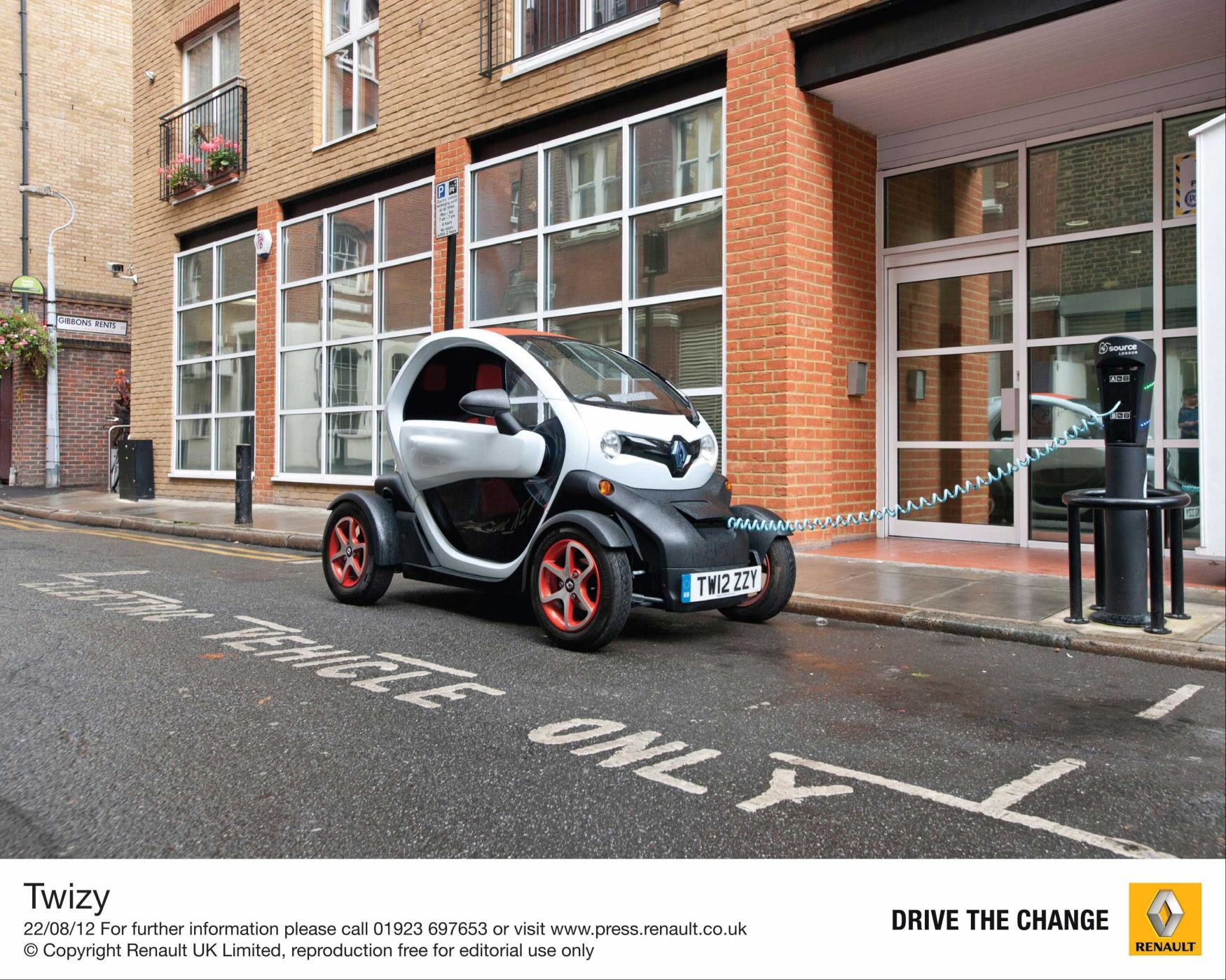 Renault Twizy Range Electrifying
