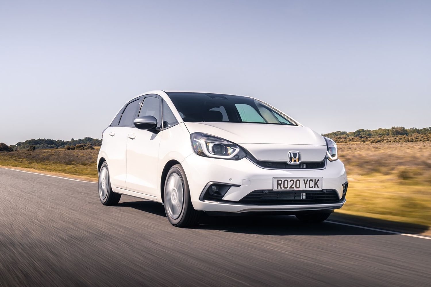 Honda Jazz PHEV exterior front driving
