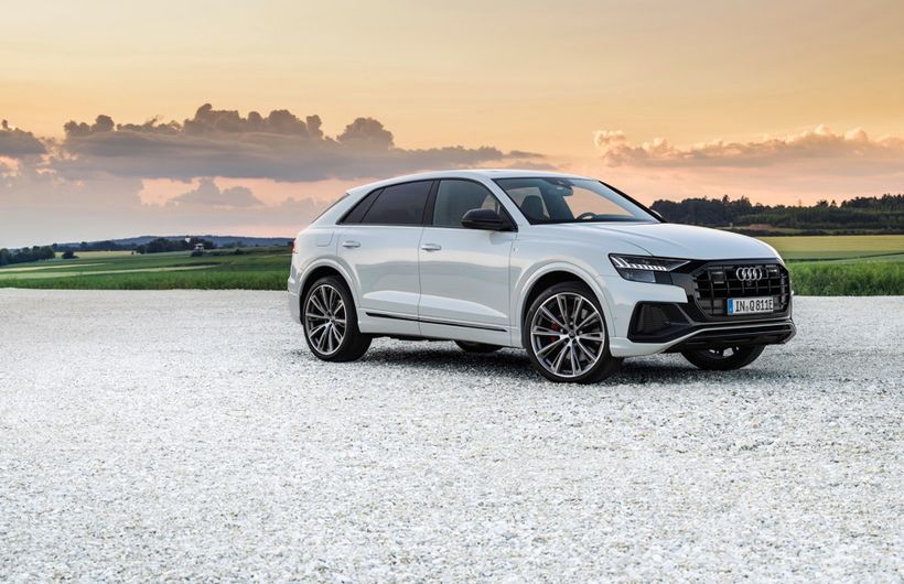Audi exterior front and side