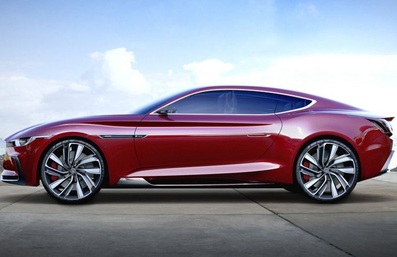 MG e motion concept exterior side