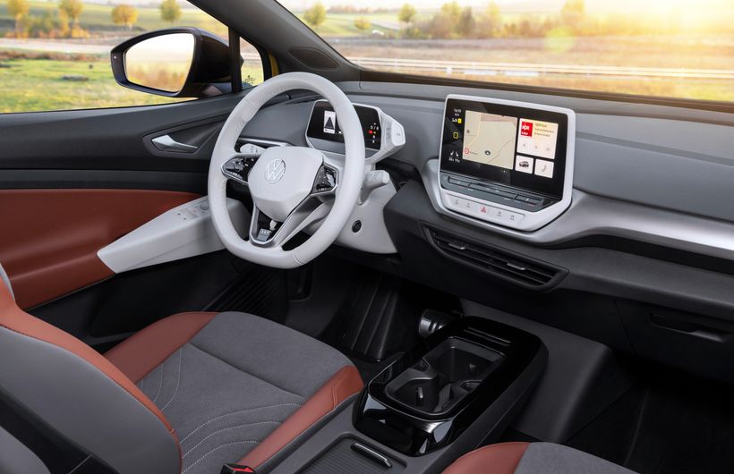 Volkswagen ID.4 interior dashboard and display