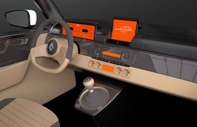 Renault 4 electric car interior