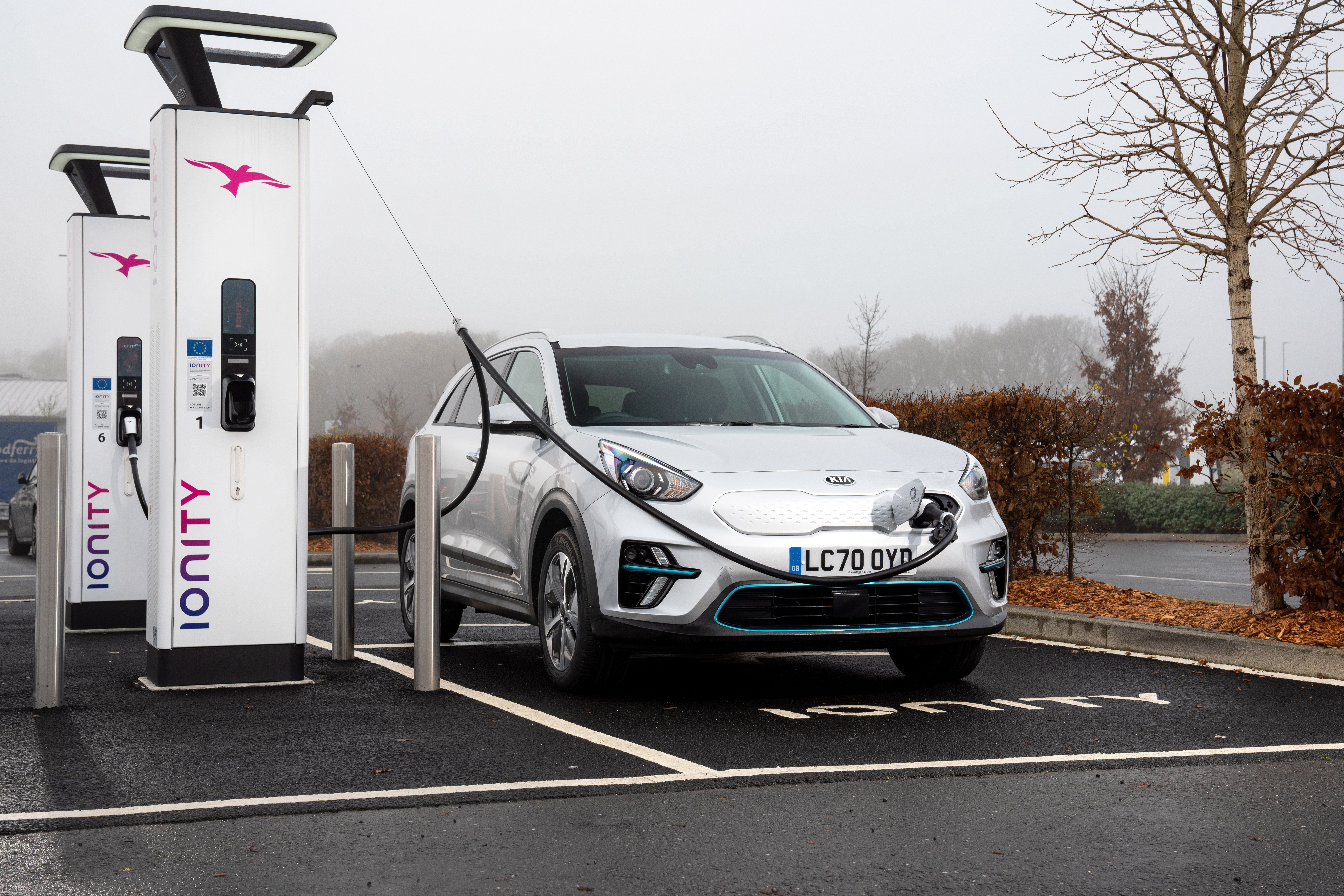Kia Niro using Ionity charger