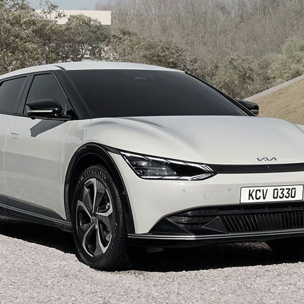 Kia EV6 family hatchback electric car exterior front