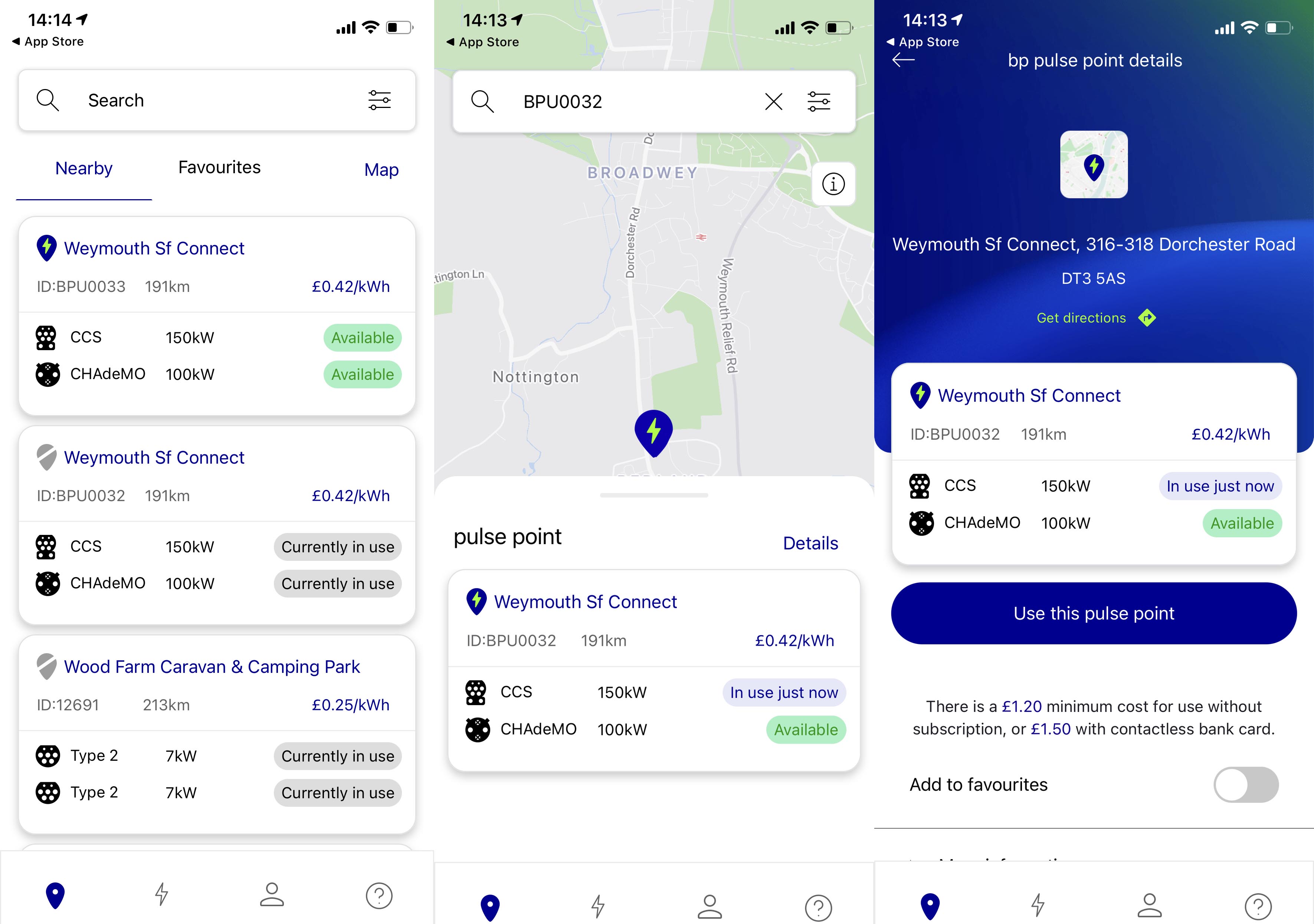 bp pulse charging app