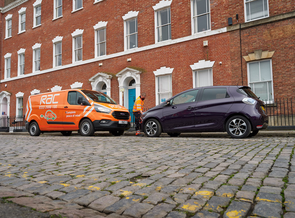 RAC adds more emergency chargers to electric patrol vans | Electrifying