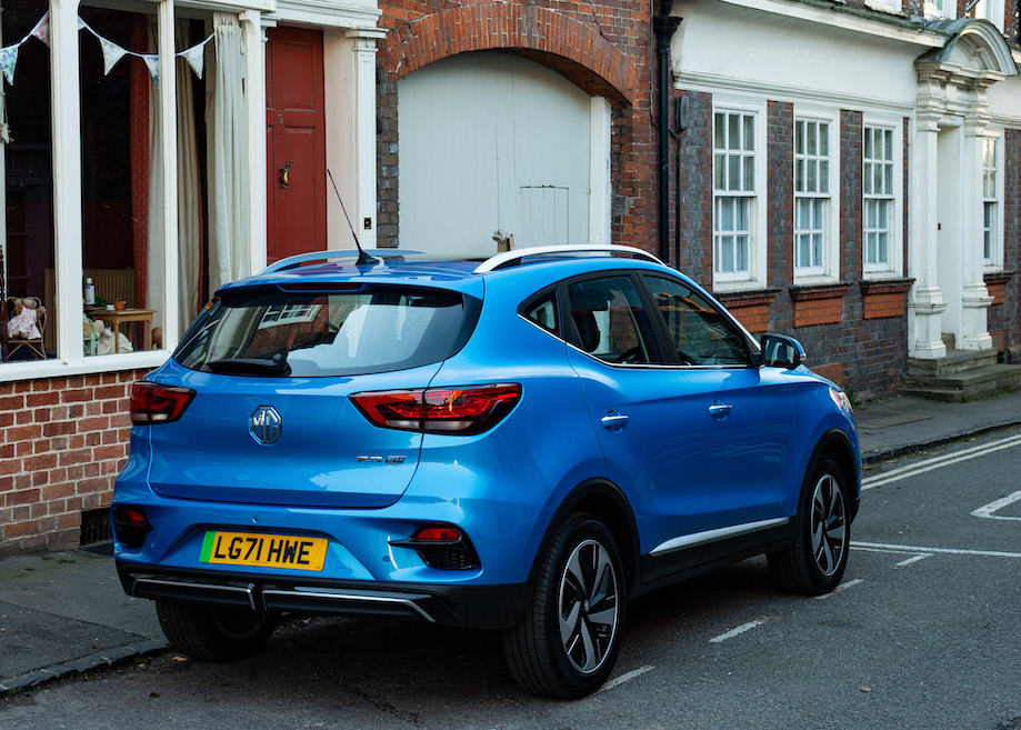 Mg zs ev shop miles per kwh