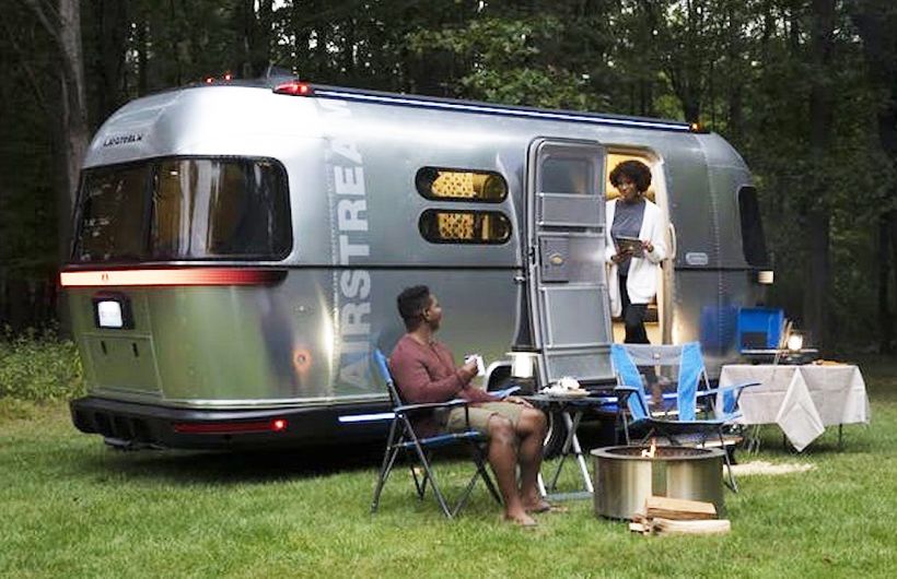 Airstream eStream, powered caravan