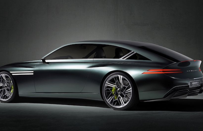 Genesis X Speedium Coupe side shot, studio