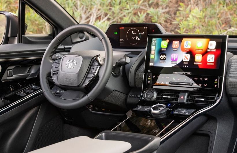 toyota bZ4X, Toyota electric, interior