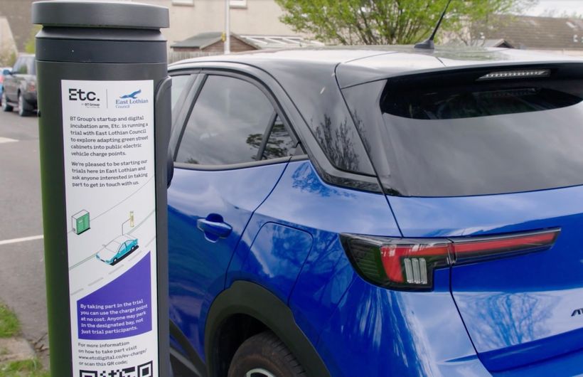 BT transforms green street cabinet into public EV charger ...